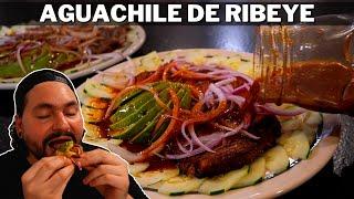 Aguachile de Ribeye pero Wagyu  La Capital