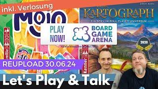 Reupload vom 30.06.24 + Verlosung - Let´s Play - Talk - Board Game Arena - mit Alex & Peat