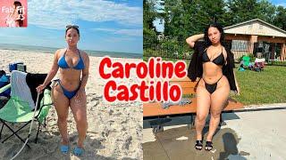 Caroline Castillo   Curvy Fitness Model  Bio+Info