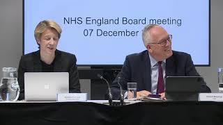 NHS England Board Meeting 7th December 2023