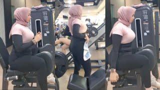 Hijab Style Try On Legging High Waist Basic Polos Gym Senam Zumba