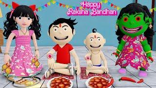 Bittu Sittu Ki Raksha Bandhan  Raksha Bandhan Cartoon  Funny Comedy Video