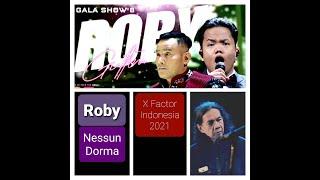 Nessun Dorma performance by Roby X Factor Indonesia 2021 - Opera song REACTION