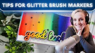 Multiple Ways to Use Water-based Glitter Markers