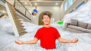 I FILLED MY ENTIRE HOUSE WITH PACKING PEANUTS