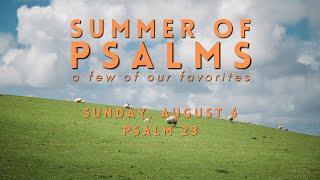 The Lord is My Shepherd Psalm 23 - Sunday August 6 2023 sermon at Hunter College