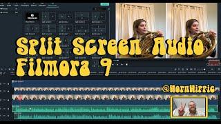 Filmora 9 Split Screen Audio Editing  Horn Hippie