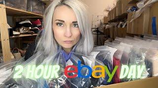 Day in the Life UK Ebay Reseller.....PICKING SHIPPING LISTING Getting it ALL Done