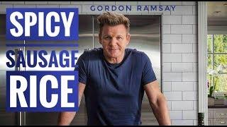 Spicy Sausage Rice Recipe  Gordon Ramsay  Cooking On Budget  Almost Anything