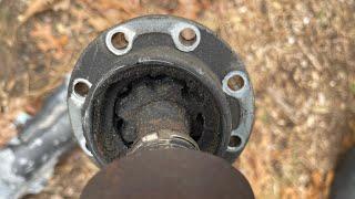 Is your 2007-2018 Jeep Wrangler clicking in 4 wheel drive? Heres how to fix it Front Driveshaft