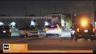 Miami-Dade detectives shot at during traffic stop