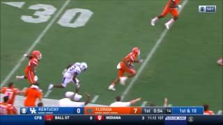 Quincy Wilson makes one-handed interception - Kentucky vs Florida