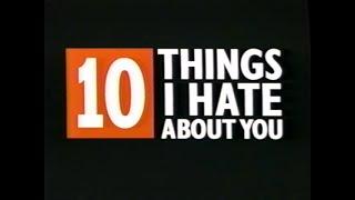    -- 10 Things I Hate About You 1999   VHS Trailer --   