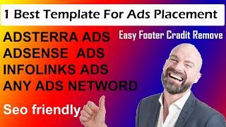 TOP 1 Best Free Blogger Template  All Ads Placement with SEO Friendly