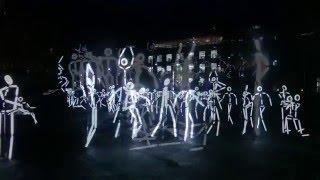 Keyframes Light Installation St Andrew Square Edinburgh