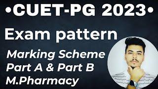 CUET PG 2023  Exam Pattern Marking Scheme Part A & Part B Discussed for M.Pharma