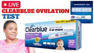 Step By Step Guide On How To Use ClearBlue Ovulation Kit  Live Ovulation Test
