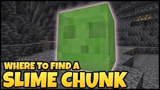 Where To Find A SLIME CHUNK In MINECRAFT