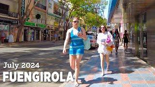 Fuengirola Malaga Costa del Sol Spain Walking Tour July 2024 4K