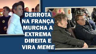 SOBROU PARA OS JORNALISTAS QUE FORAM ATACADOS NO EVENTO DE BOLSONARO E MILEI EM SC  Cortes 247