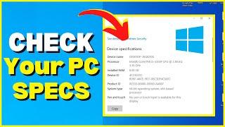 How To Check PCLAPTOP Specs On Windows 2023