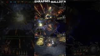 PoE 2024 - SHRAPNEL BALLISTA build  TANKY ABSURD DPS FUN TO PLAY 