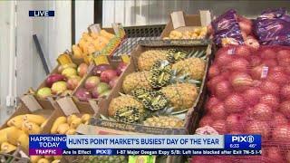 Hunts Point Market in the Bronx has its busiest day of the year