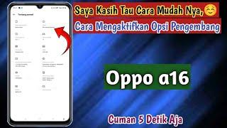 100 % Work ‼️ Cara Mengaktifkan Opsi Pengembang Di Hp Oppo A16