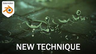 How to create Rain and Splashes Simulation in Blender