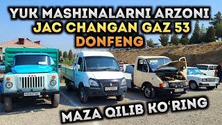 Jac gaz 53 changan hamyonbop gazellar yuk mashinani zo‘rlari chiqdi Noringa