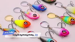 Metal Lure Vib Spinner Fishing  Metal Spinner Jerry  Metal Wobbler Lures   Metal Vib