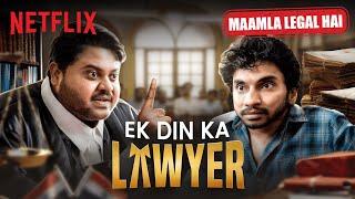 @iamchotemiyan Becomes a Lawyer for ONE DAY Ft. @RVCJMedia  Netflix India