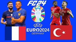 FRANCE vs TURKIYE- UEFA EURO 2024-  EA SPORTS FC 24