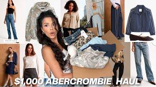 $1000 Abercrombie Clothing Haul  Fall 2024 try on