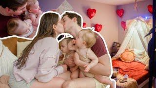 It went better than planned ️ Our twin babies FIRST Valentines Day vlog