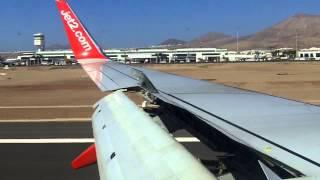 Lanzarote Airport - landing onboard