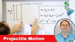 Solving Projectile Motion Problems in Physics - 1-4-7