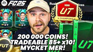 FC25 SJUUUKA Rewards i Champs 200 000 coins & PACKS