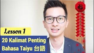 Lesson 1. Belajar 20 Kalimat Penting Bahasa Daerah Taiwan Tai Yu  Hokkien 印尼人學習台語