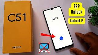 Realme C51 RMX3830 FRP Bypass Without PC Android 13 - Fail To Create Screen Lock New Method 2024