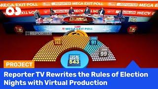 Reporter TV Rewrites the Rules of Election Nights with #virtualproduction