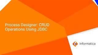 How To Create a Process for CRUD Operations Using JDBC