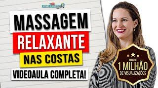 ️  Video Aula  Massagem Relaxante nas Costas  Gabi Tuller