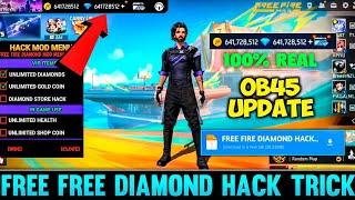 FREE FIRE DIAMOND HACK  FREE FIRE NEW MOD MENU OB45  UNLIMITED DIAMOND SCRIPT MOD APK