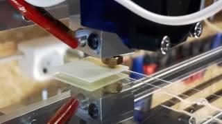 3D printer by WnukuLaboratory first print drukarka 3D pierwszy wydruk 