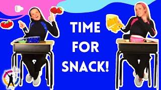 Snack Time Song for Kids  Time for Snack  Daily Routine Song for Children  Minute Masters