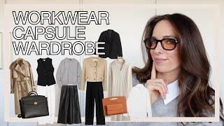 HOW TO BUILD A 10 ITEM CAPSULE WORKWEAR WARDROBE  Chic & professional workwear basics for Spring