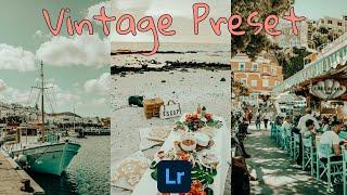 NO PASSWORD REQUIRED  Vintage Preset  Lightroom mobile presets free dng  Retro Vintage Preset