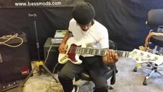 Andre Berry demoing  his new Bassmods K534 with Bass Mods Big Phatty pickups and Mike pope preamp