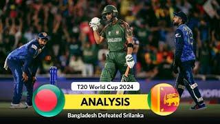 Bangladesh Wins A Thriller  Post Match Analysis  BAN vs SL  T20 World Cup 2024